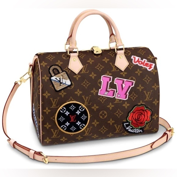 Louis Vuitton | Speedy Bandouliere 30 Multi-Color Monogram Patches Handbag - Picture 1 of 16
